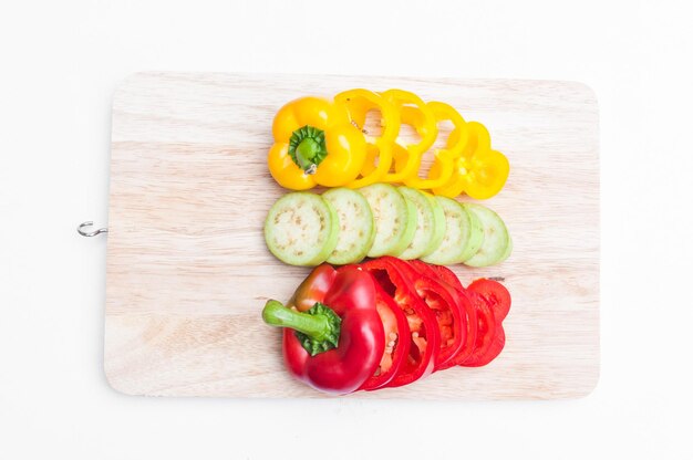 Deska do krojenia z warzywami